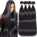 Bundles Lisses Cheveux Humains Brésiliens Remy Hair Noir Naturel – CLEVI Paris