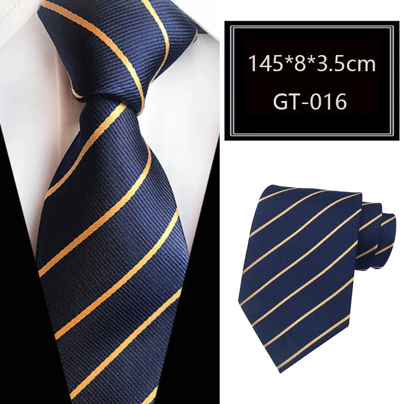 Cravate homme rayée en jacquard – CLEVI Paris