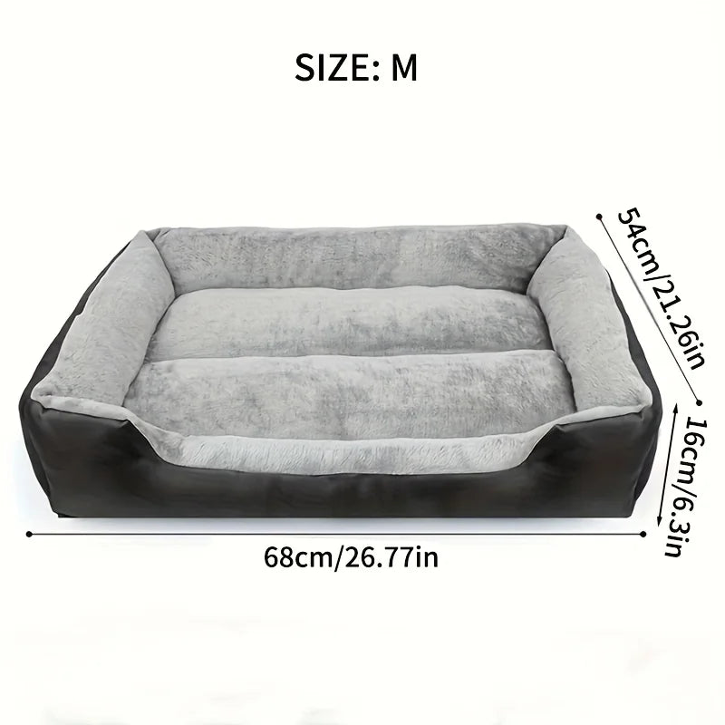 Coussin pour chien noir en coton M à XXL – CLEVI Paris