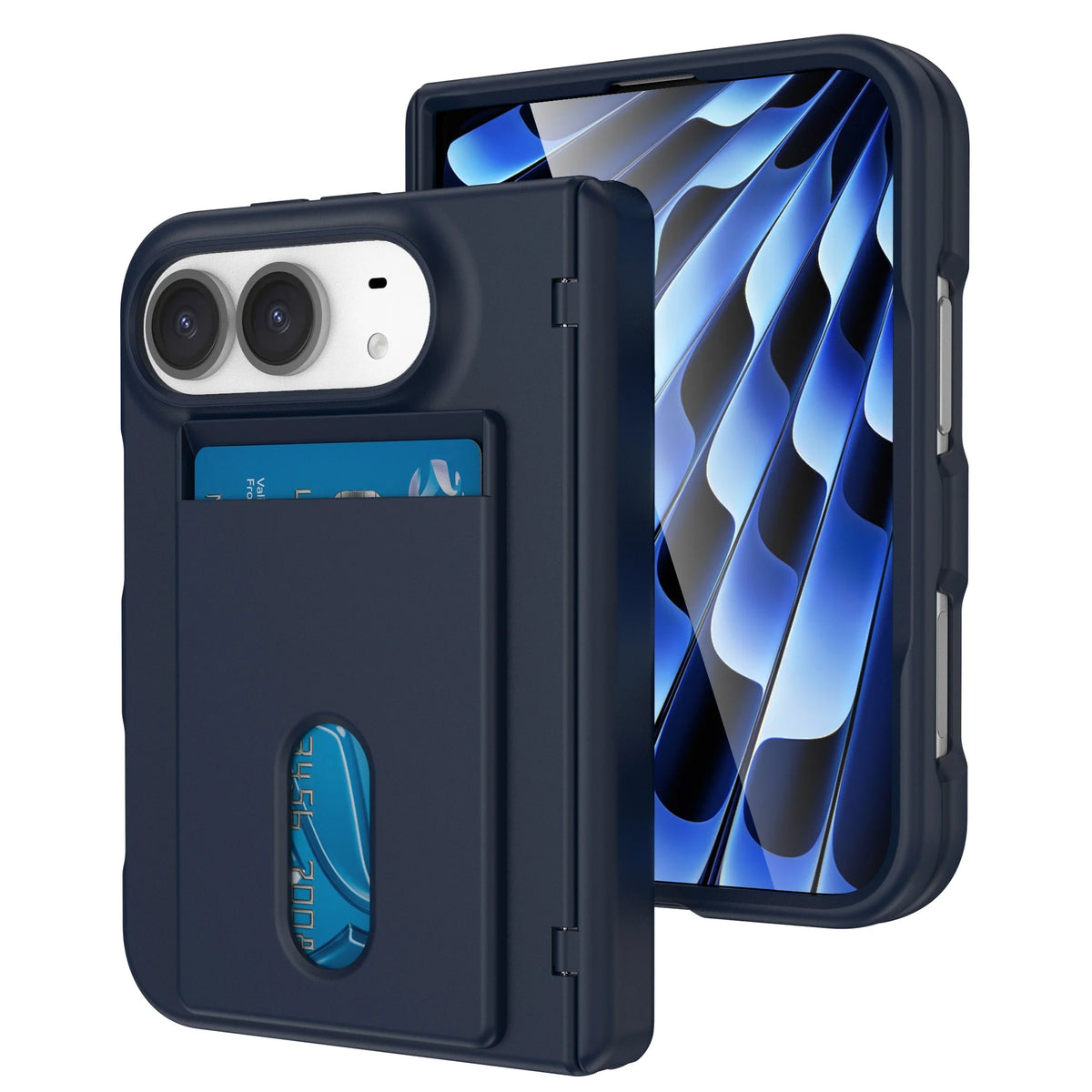 Étui iPhone Duo porte-cartes à charnière – CLEVI Paris