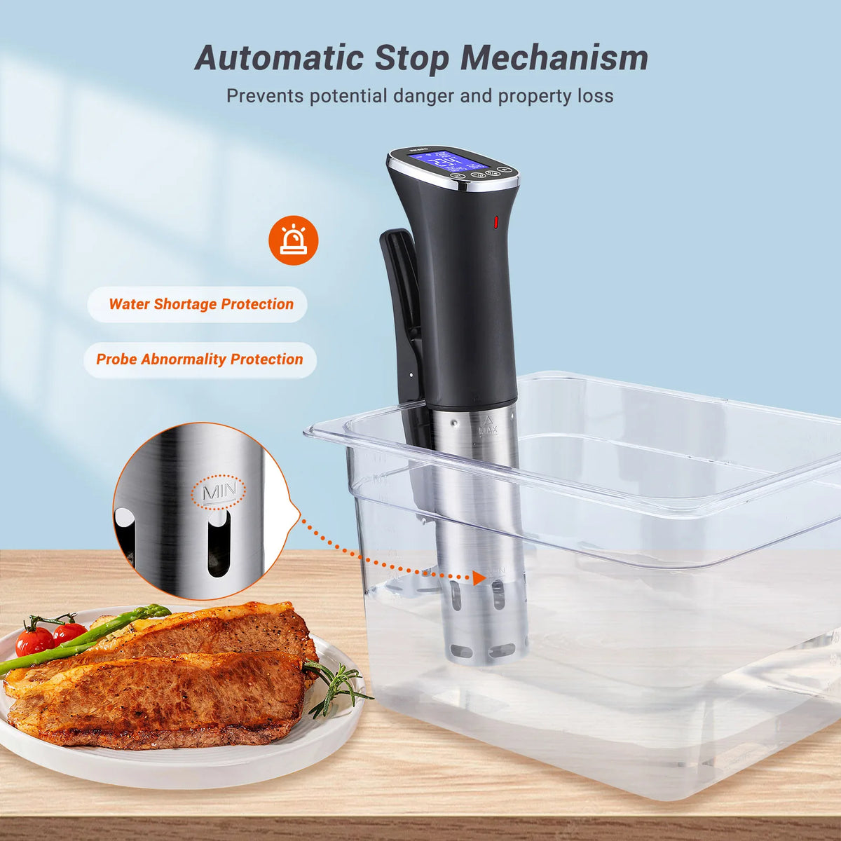 Machine à sous-vide INKBIRD 1000 W, WiFi, minuterie – CLEVI Paris