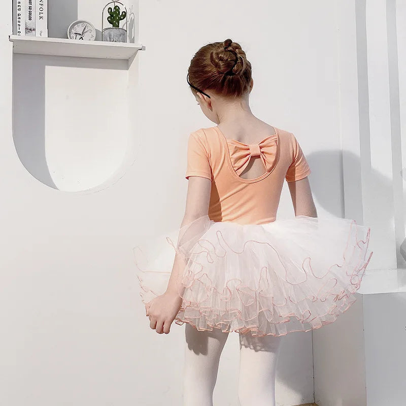 Robe tutu de danse fille à manches longues – CLEVI Paris