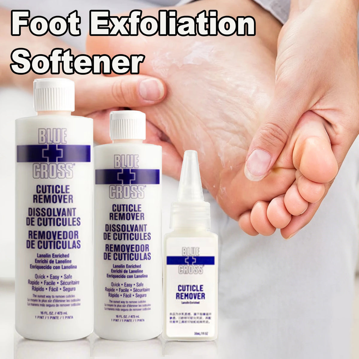 Soin exfoliant pour les pieds en 3 formats – CLEVI Paris