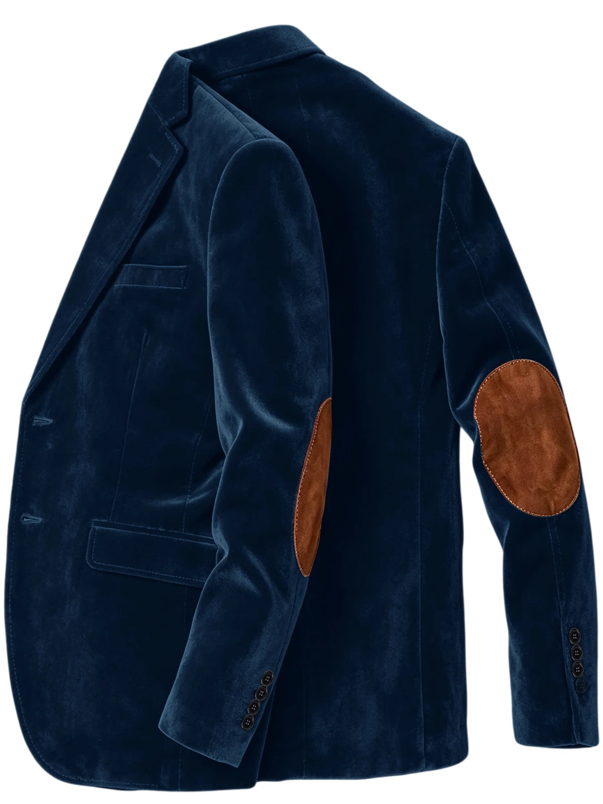 Blazer homme en velours à coudières – CLEVI Paris
