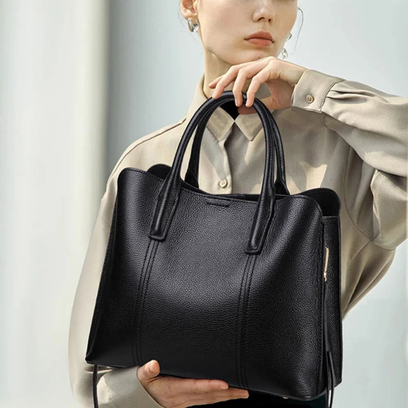 Sac à Main Cuir Vachette Femme Souple Zip – CLEVI Paris