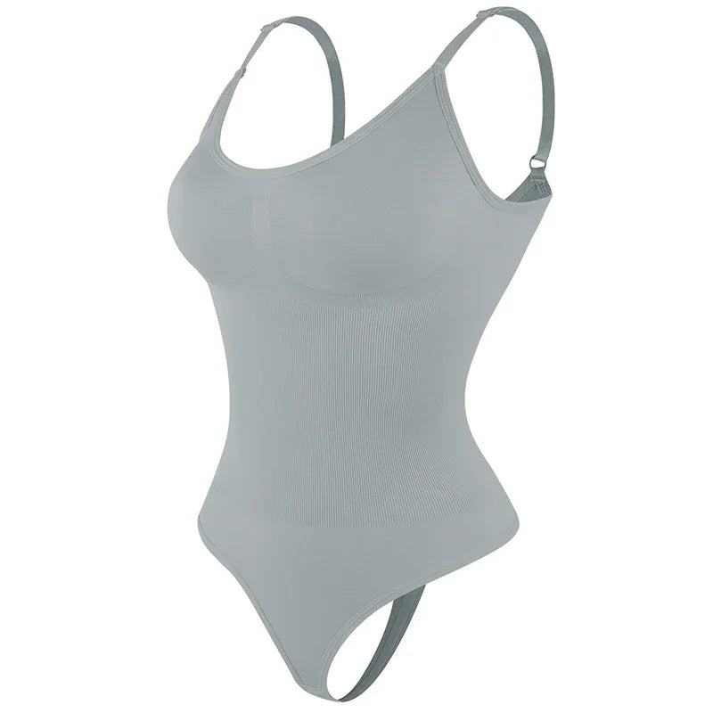 Body Gainant Sculptant Femme Bretelles Réglables Contrôle Ferme – CLEVI Paris