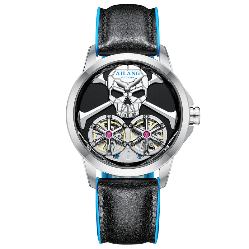 Montre automatique AILANG 8836 tête de mort – CLEVI Paris