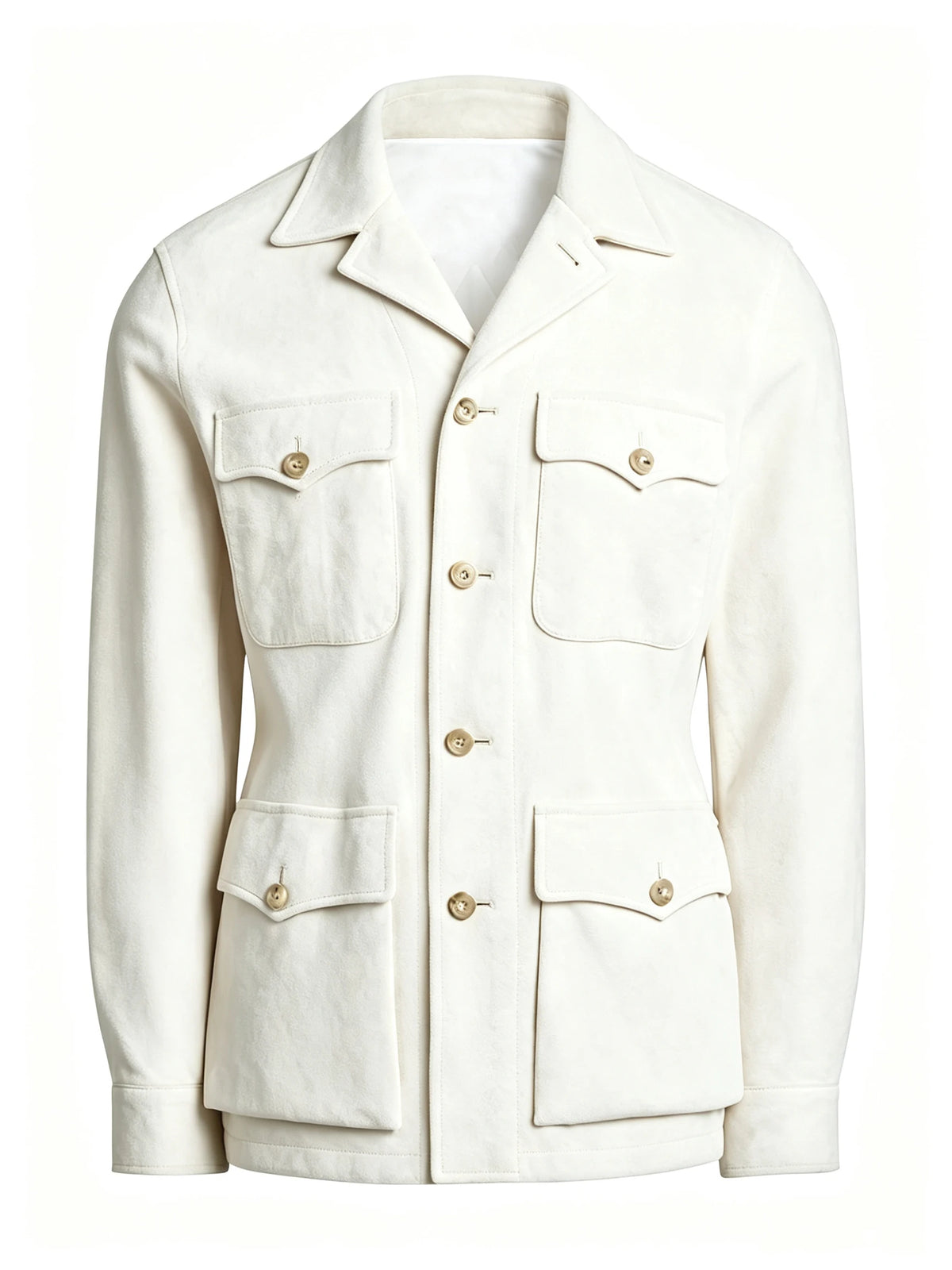 Veste safari homme en imitation daim – CLEVI Paris