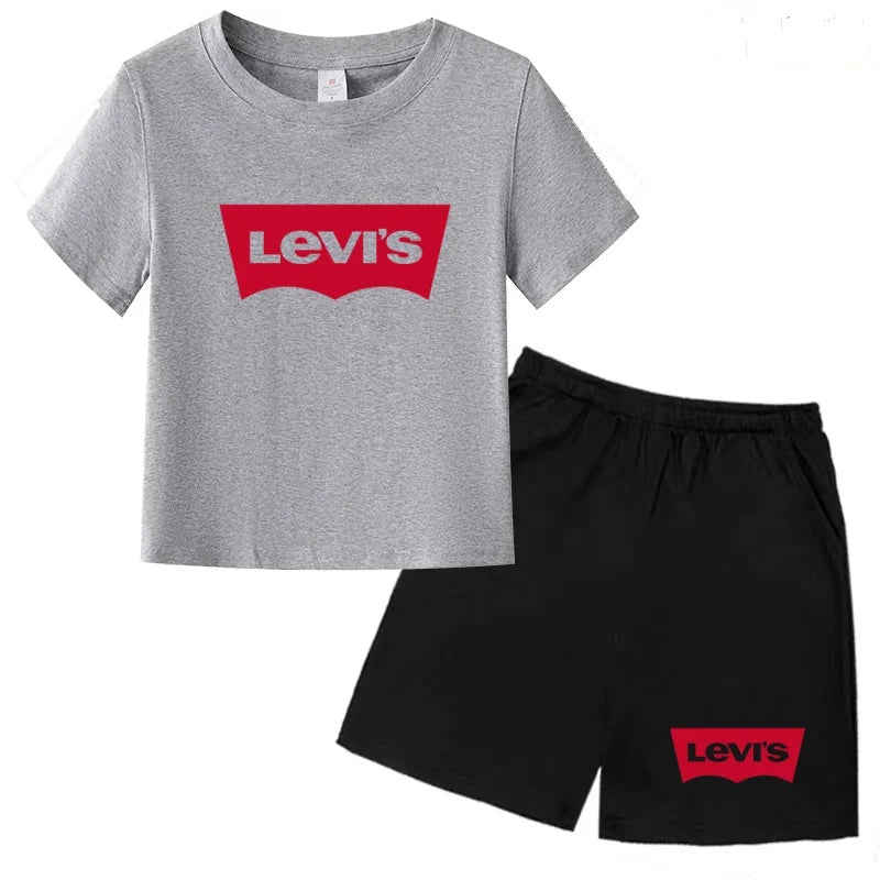 Ensemble enfant t-shirt et short imprimé – CLEVI Paris