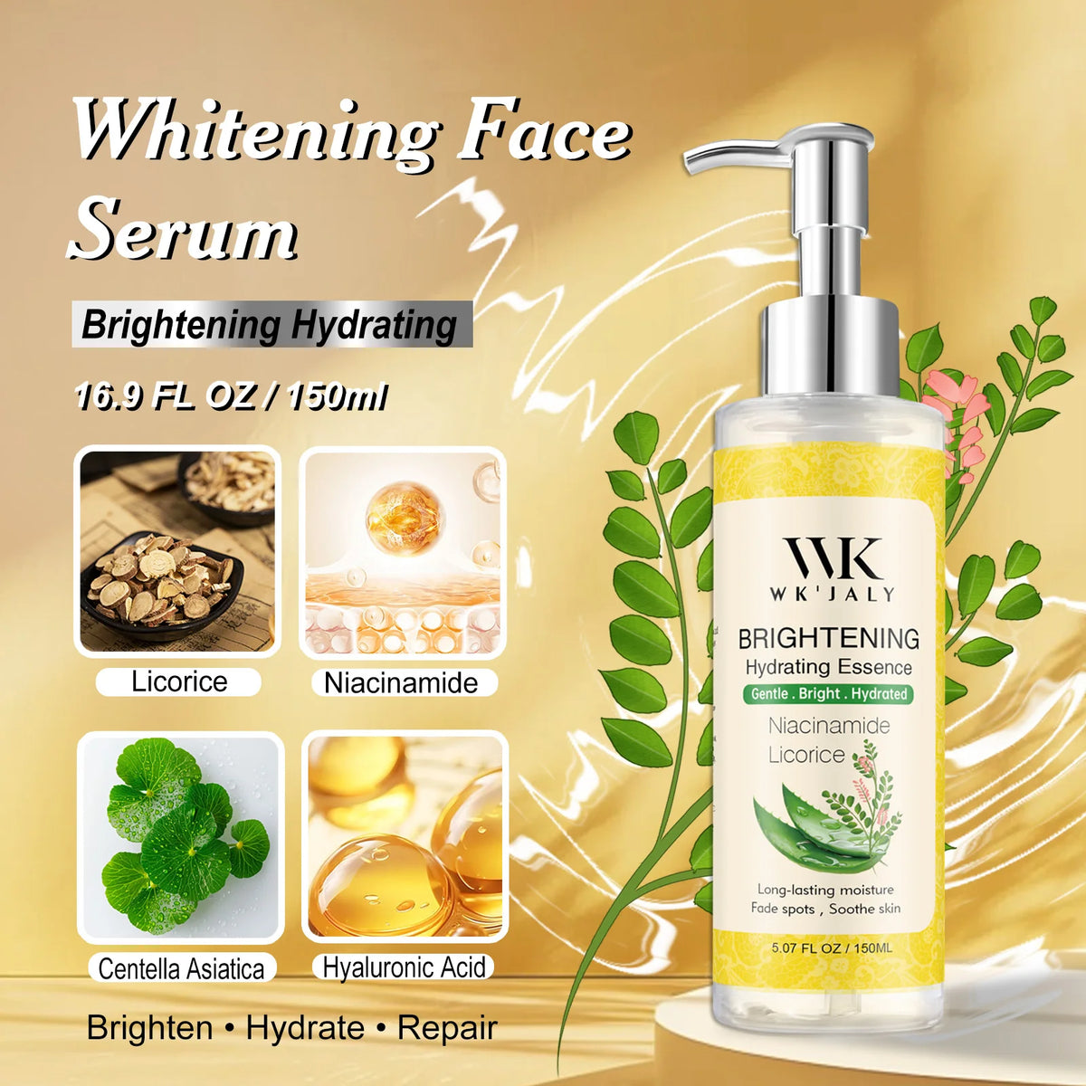Coffrets & Packs Éclaircissants WK'JALY – Lotion, Huile, Sérum, Crème & Savon Anti-Taches – CLEVI Paris