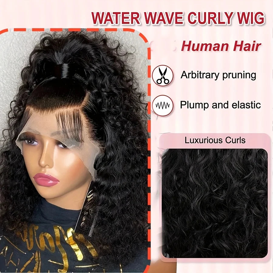 Perruque BOB Deep Wave Lace Front 13x4 HD Glueless Cheveux Humains 6-18 Pouces – CLEVI Paris