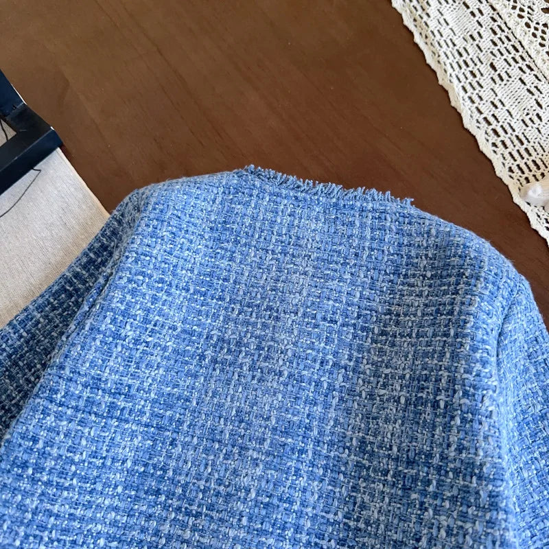 Ensemble fille veste et jupe en coton – CLEVI Paris