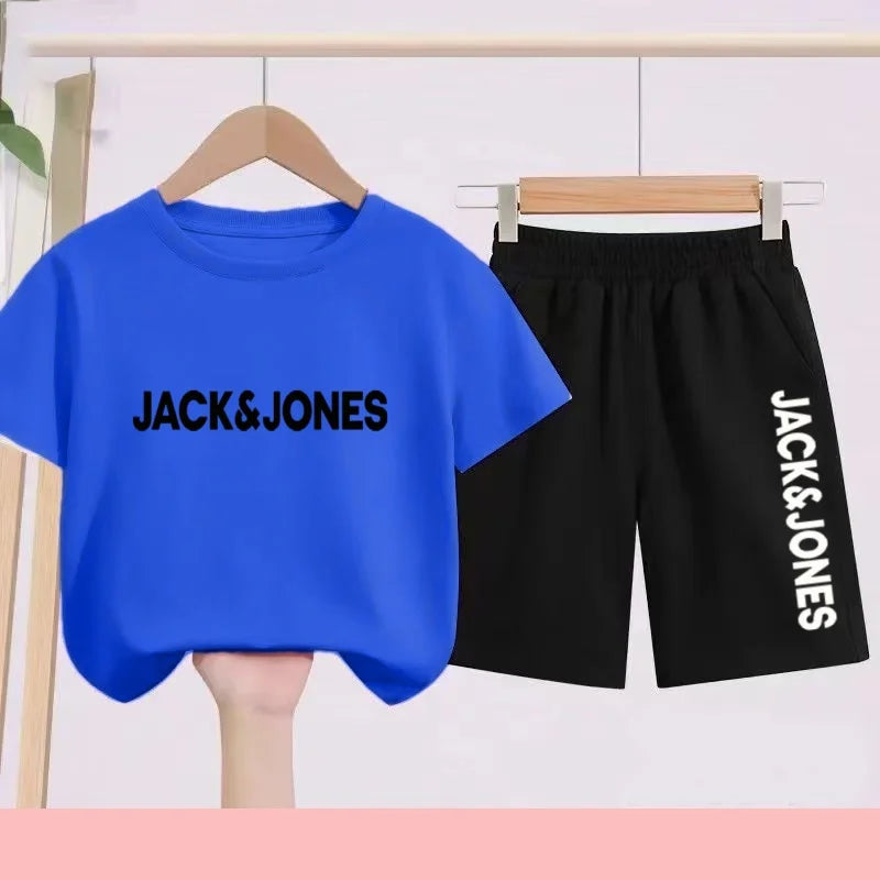 Ensemble enfant imprimé T-shirt et short – CLEVI Paris
