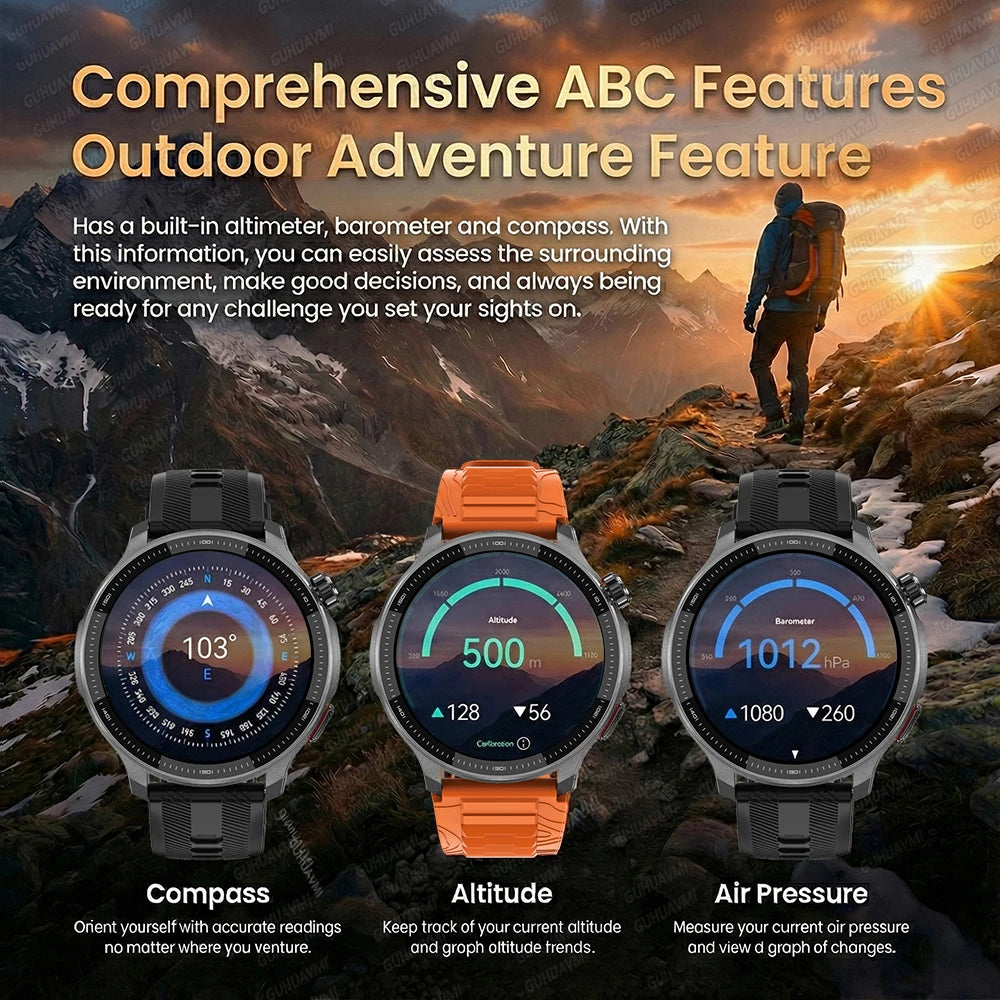 Montre GPS DTG6 AMOLED cartes hors ligne – CLEVI Paris