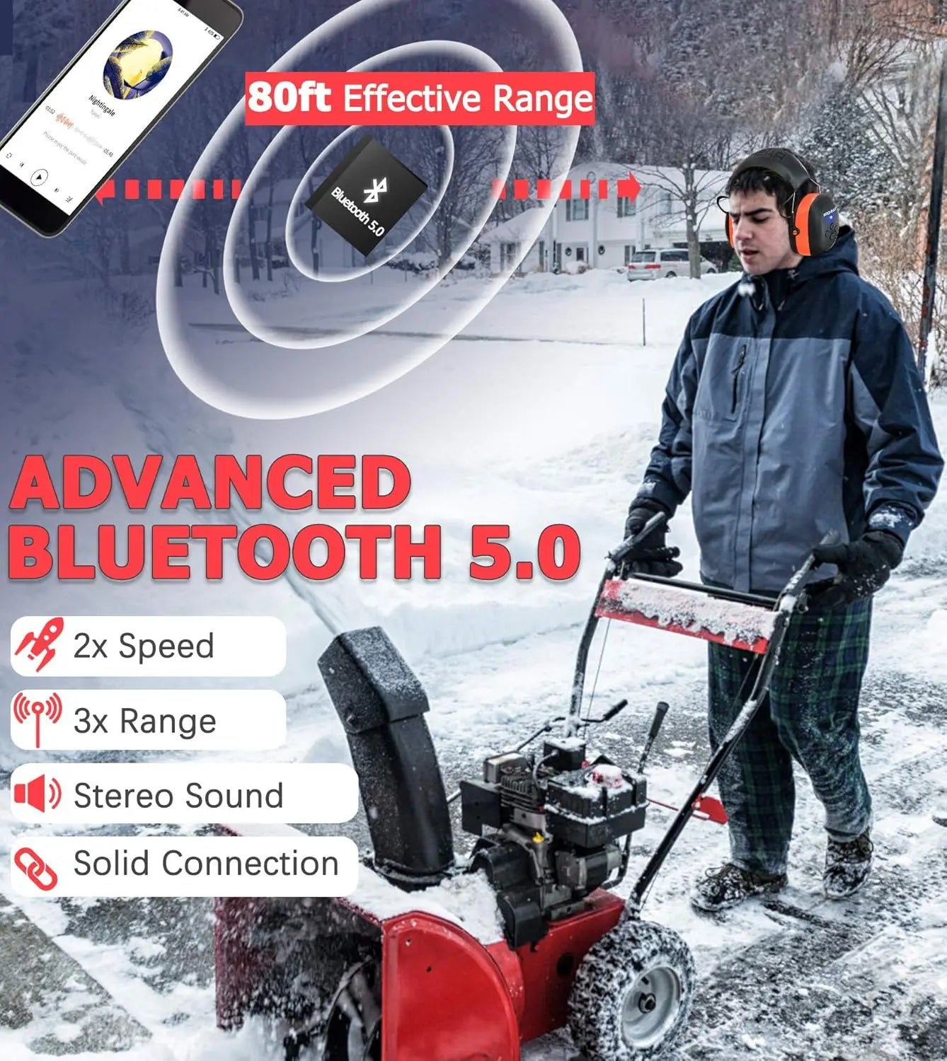 Casque Antibruit Bluetooth PROHEAR 037 – CLEVI Paris