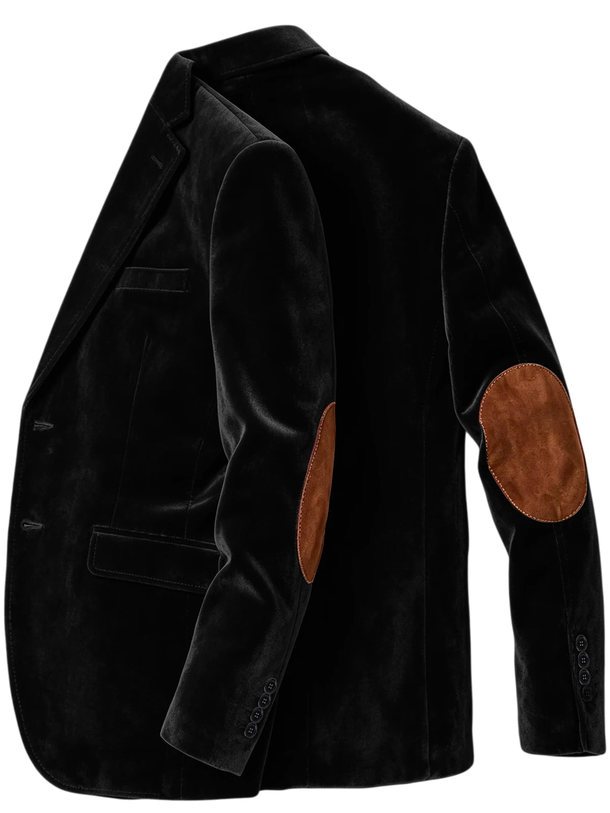 Blazer homme en velours à coudières – CLEVI Paris