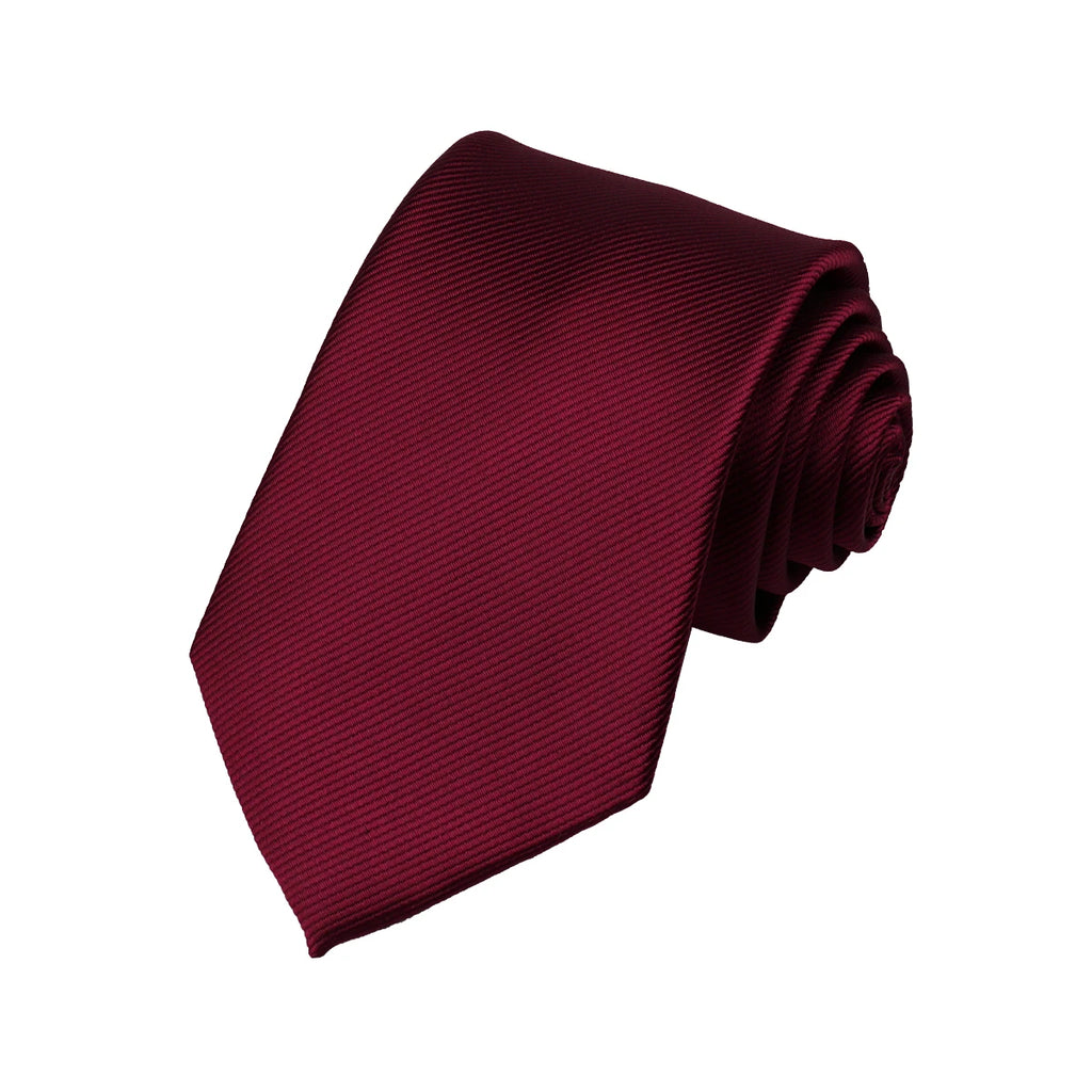 Cravate unisexe unie en polyester – CLEVI Paris