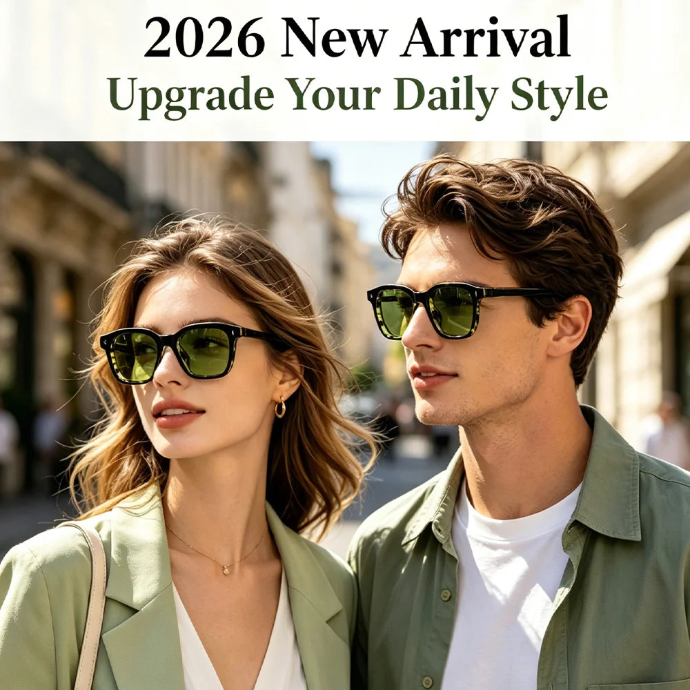 Lunettes de Soleil Carrées Style Vintage Unisexe UV400 – CLEVI Paris