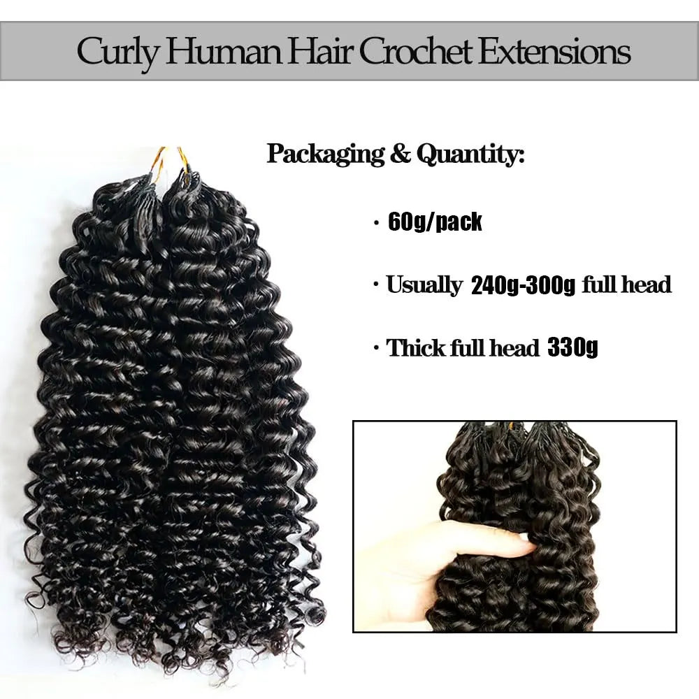 Extensions Cheveux Crochet Bouclées Remy Hair – CLEVI Paris