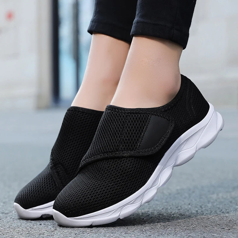 Chaussures femme en maille ajustables – CLEVI Paris
