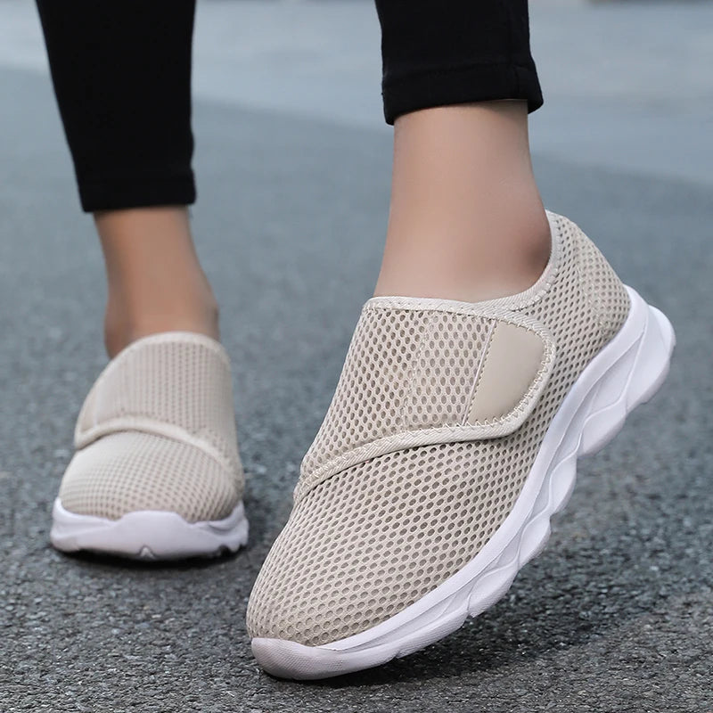 Chaussures femme en maille ajustables – CLEVI Paris