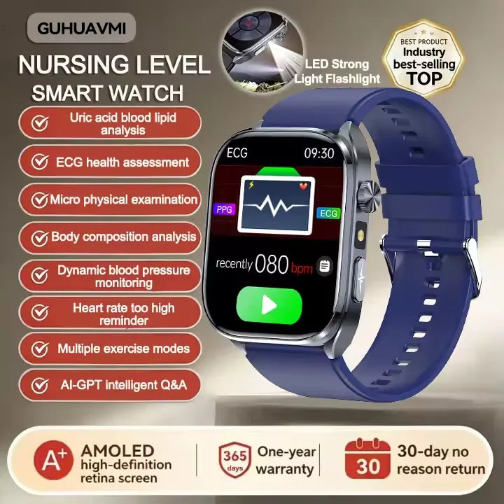 Montre KAVSUMI ET572 AMOLED 2″ Bluetooth – CLEVI Paris