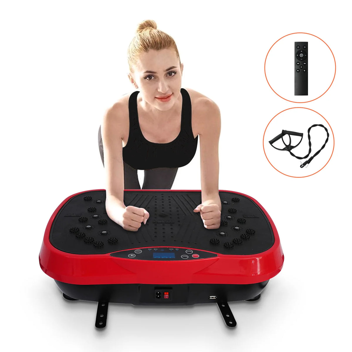 Plateforme vibrante 99 niveaux avec bandes – CLEVI Paris
