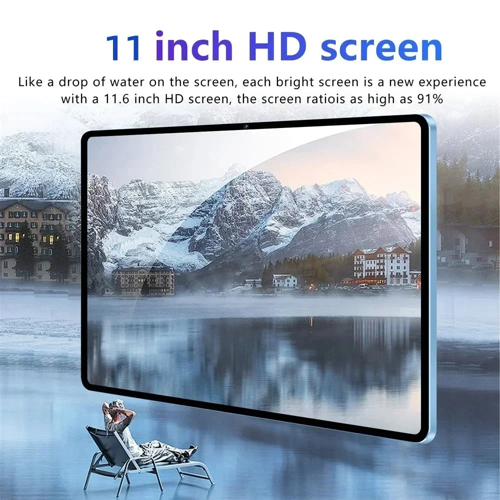 Tablette Pad 16 Pro 11" – Android 15, 5G, Dual SIM, jusqu’à 22Go/2To