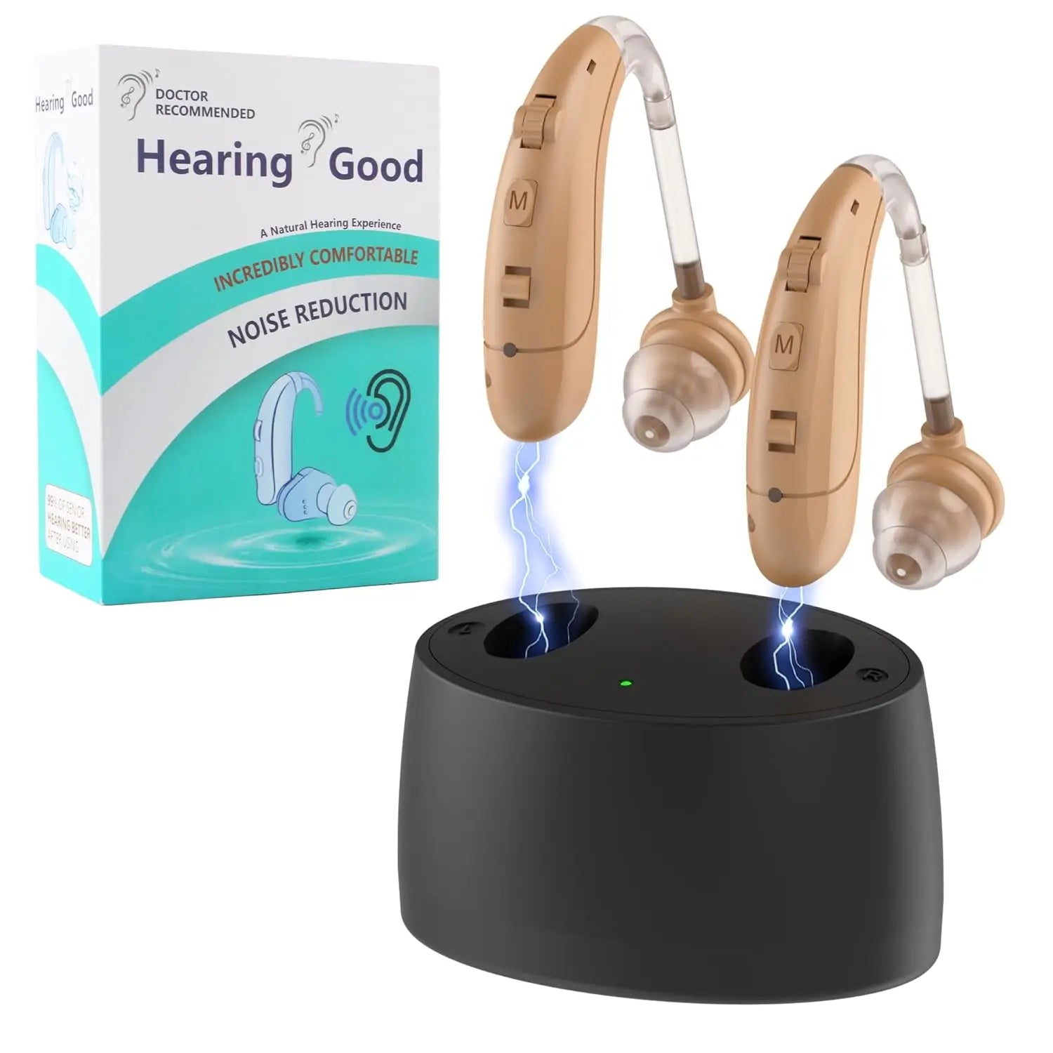 Aide Auditive Numérique Rechargeable Senior 40h – CLEVI Paris