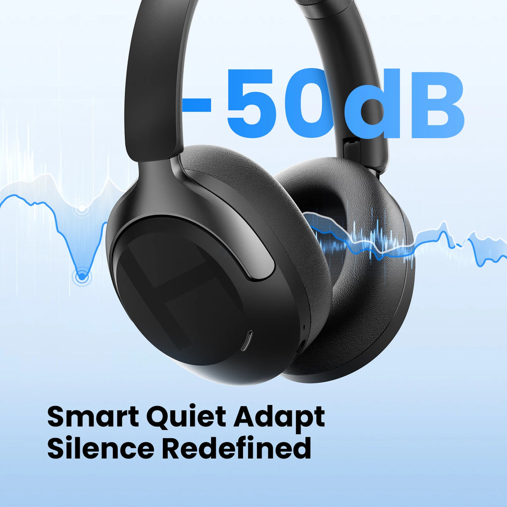 Casque HAYLOU S40 ANC 50dB LDAC Bluetooth 6.0 Hi-Res 90h – CLEVI Paris