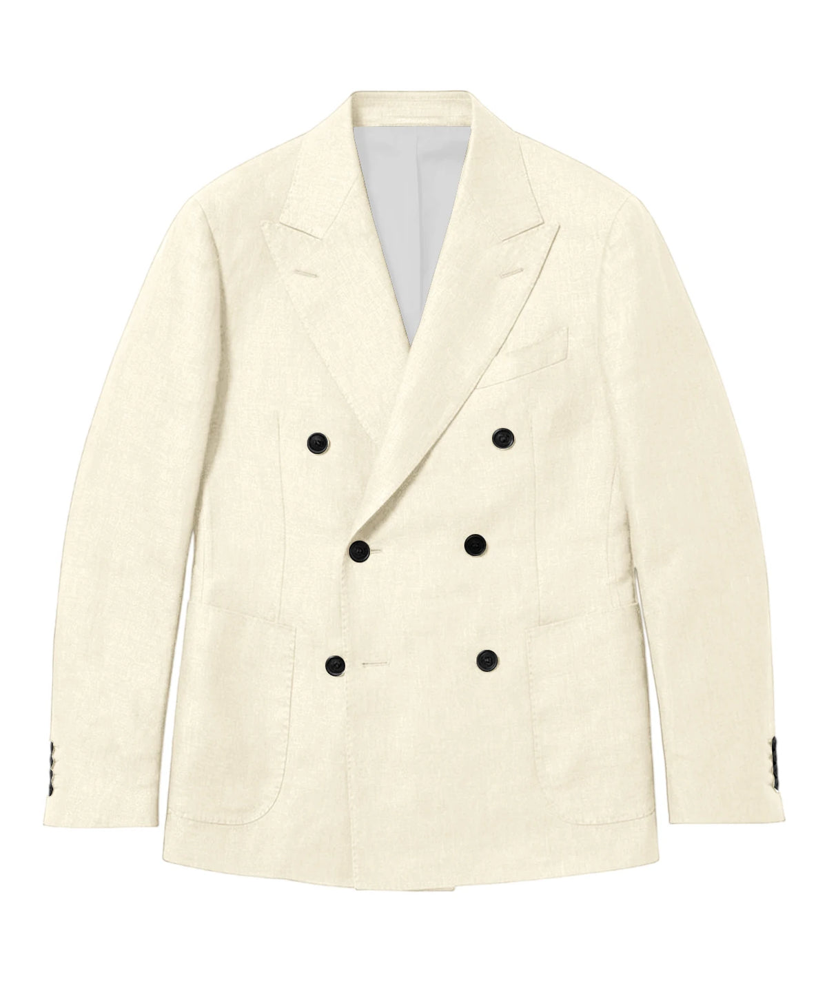 Blazer croisé homme en lin – CLEVI Paris