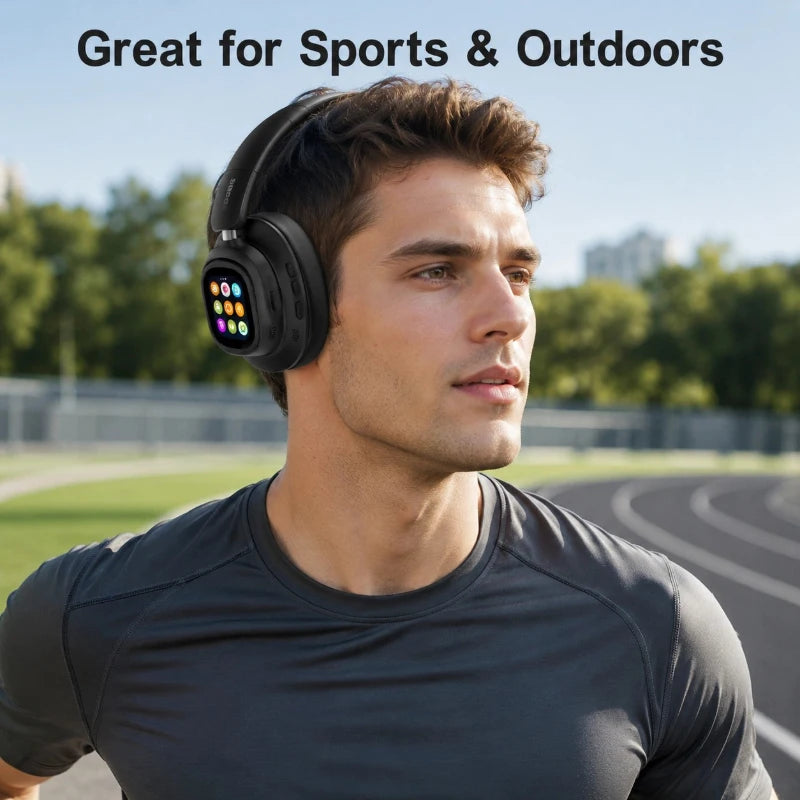 Casque Bluetooth 930PLUS ANC Écran Tactile Traducteur IA – CLEVI Paris