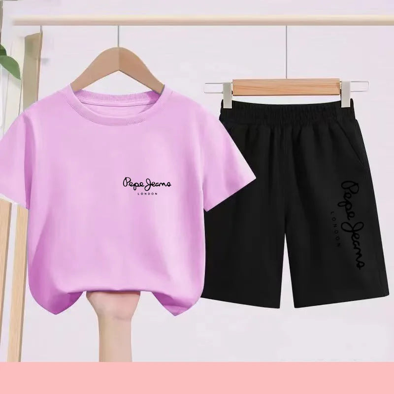 Ensemble enfant haut et short sportswear – CLEVI Paris