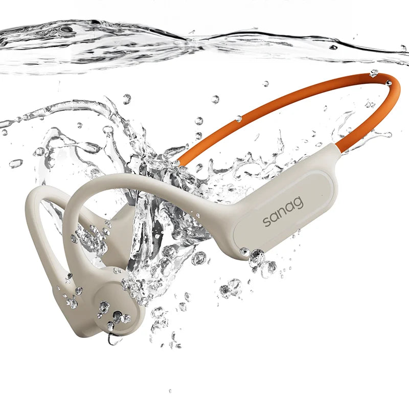 Casque Conduction Osseuse Sanag B33S IPX8 Natation 32Go MP3 – CLEVI Paris