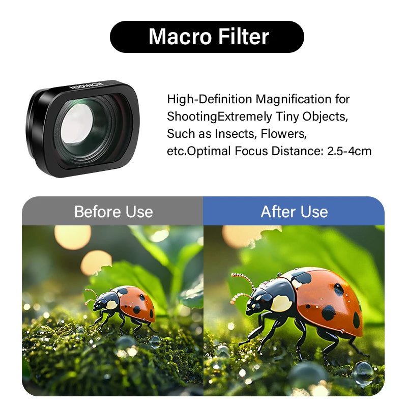 Filtres magnétiques pour DJI Osmo Pocket 3 – CLEVI Paris