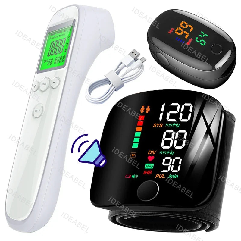 Tensiomètre Poignet LCD Vocal Rechargeable – CLEVI Paris