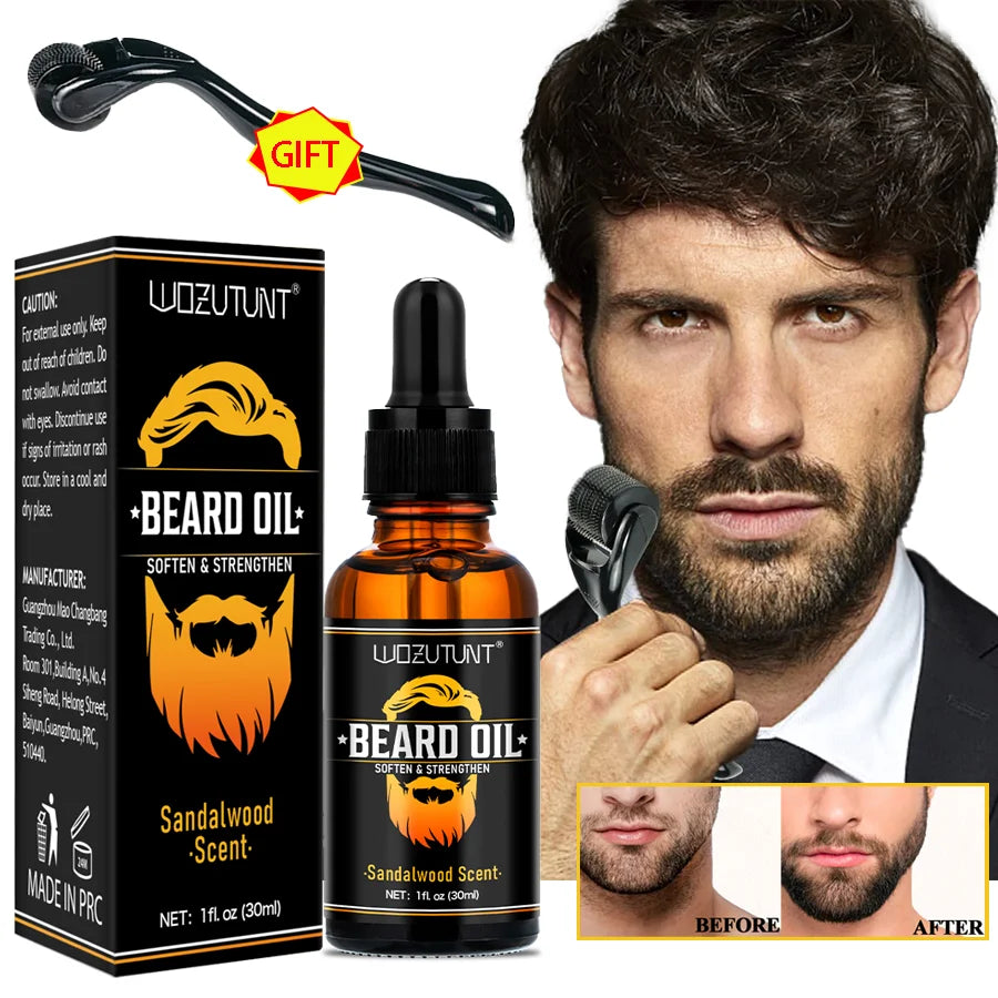 Huile à barbe 30 ml et rouleau – CLEVI Paris
