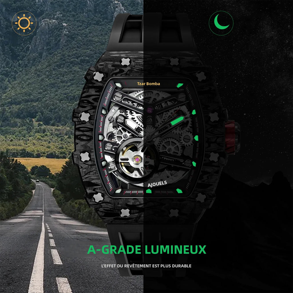 Montre mécanique TSAR BOMBA TB8208CF – CLEVI Paris