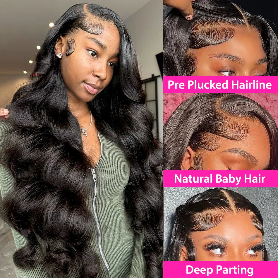 Perruque Body Wave HD Lace 13x6 360 Remy Femme – CLEVI Paris