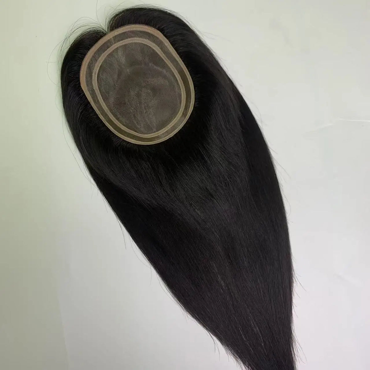 Topper Capillaire Mono Lace 5,5x6,5 Pouces – Cheveux Humains Virgin Hair – CLEVI Paris