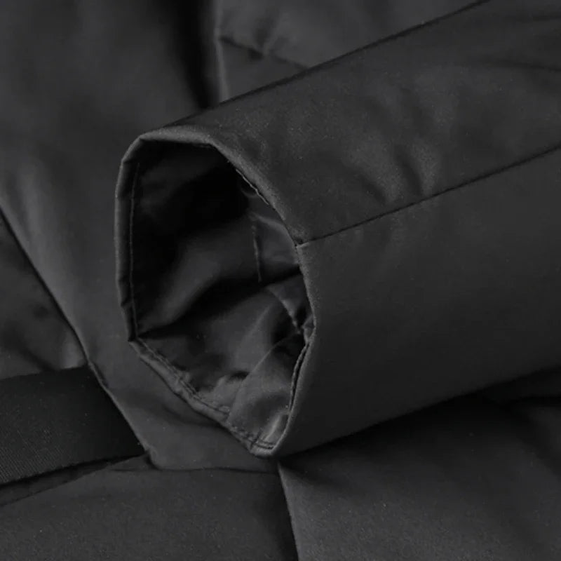 Manteau homme en duvet à col montant – CLEVI Paris