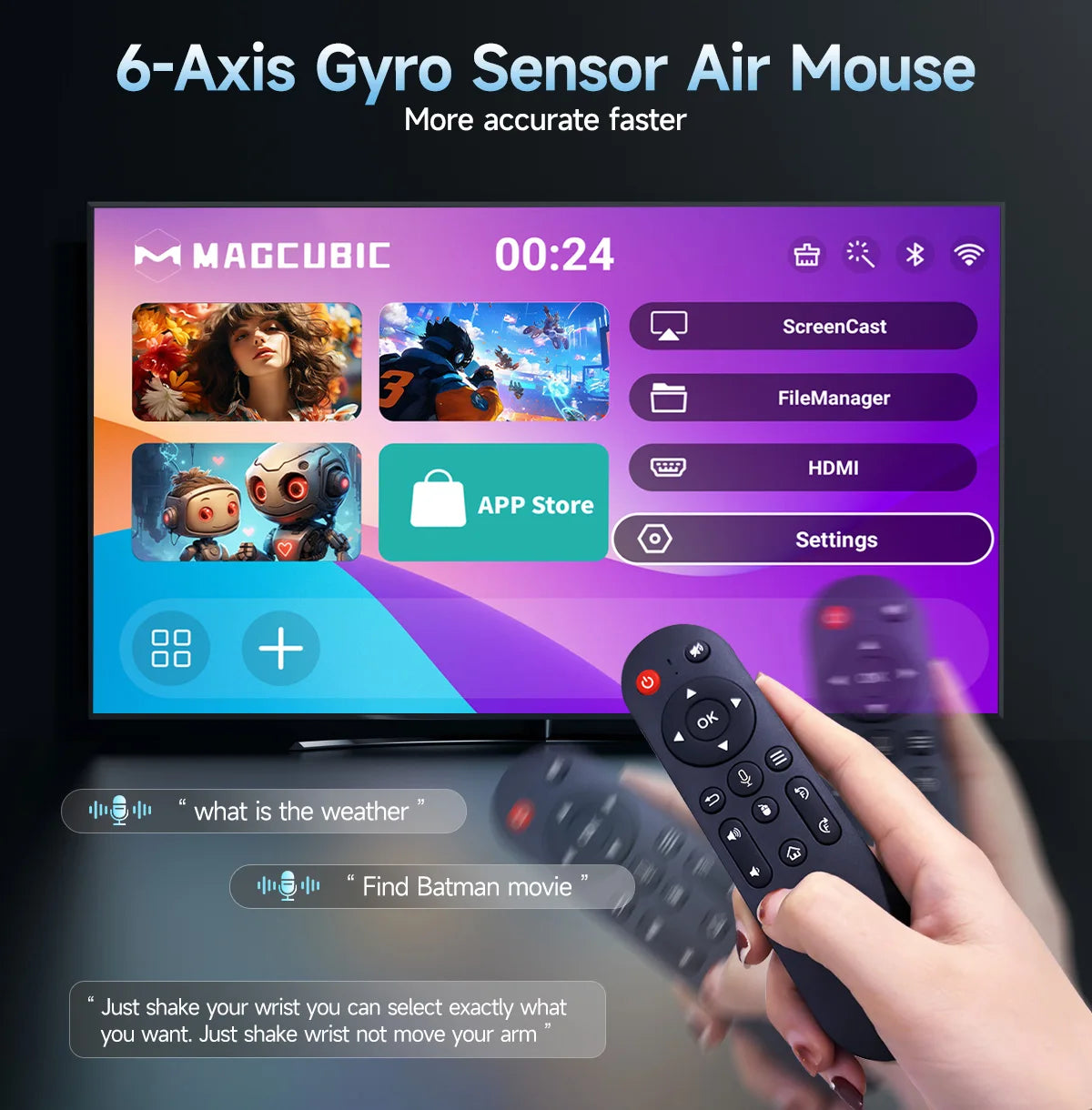 Vidéoprojecteur Magcubic HY320Pro Full HD – CLEVI Paris