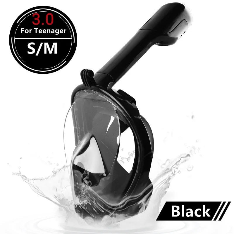 Masque de Plongée Intégral Anti-buée XIAOTREE – Snorkeling Adultes & Enfants – CLEVI Paris