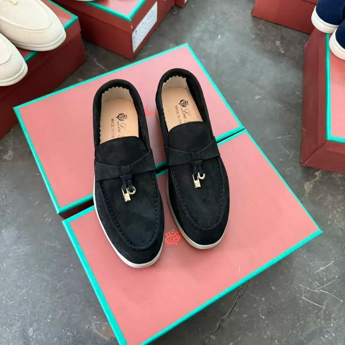 Mocassins homme en suédine – CLEVI Paris