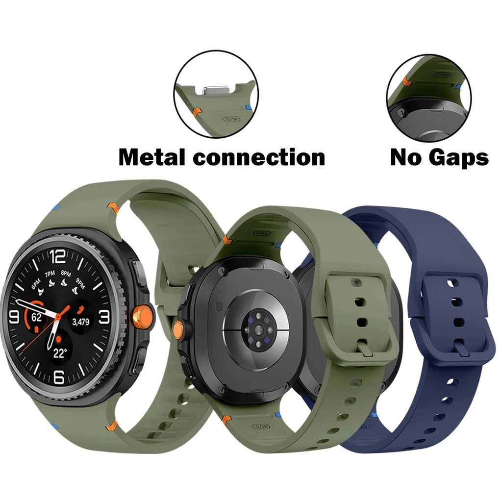 Bracelet silicone compatible Galaxy Watch 8 – CLEVI Paris