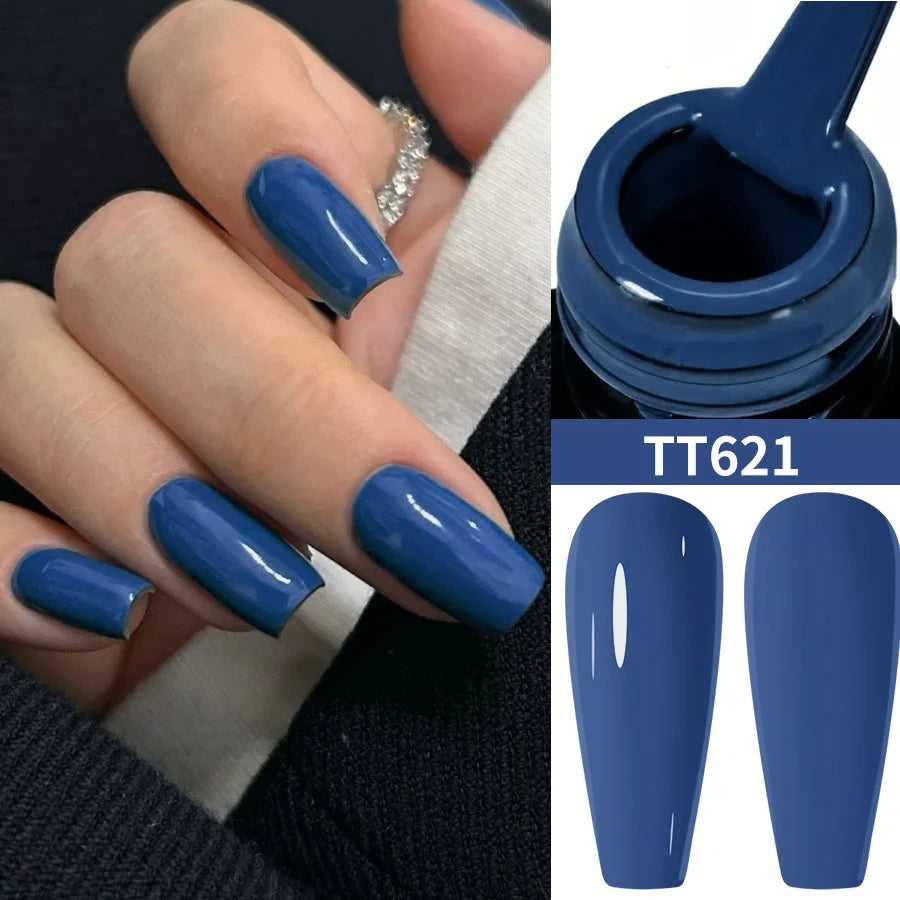 Vernis Gel Semi-Permanent TARTU 8ml – Sans HEMA Sans TPO UV/LED Soak-Off Longue Durée 21 Teintes – CLEVI Paris