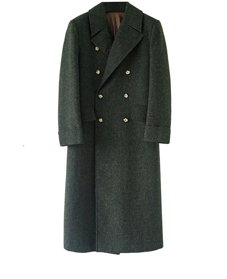 Manteau long croisé homme – CLEVI Paris