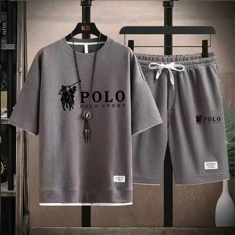 Ensemble Sport Homme T-Shirt + Short Jogging Été – CLEVI Paris
