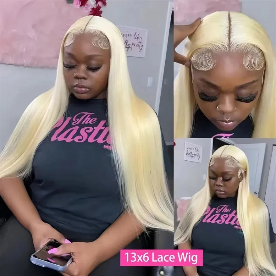 Perruque Lace Front 613 Blonde 13x6 Cheveux Humains – CLEVI Paris