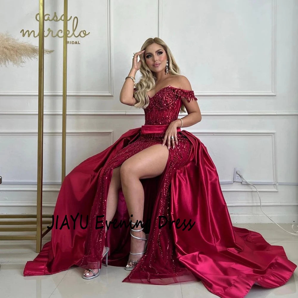 Robe de soirée en tulle scintillant – CLEVI Paris